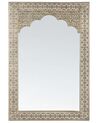 Wandspiegel PALI 60 cm 90 cm Metall Gold