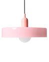 Hängeleuchte PAALA Glas Rosa