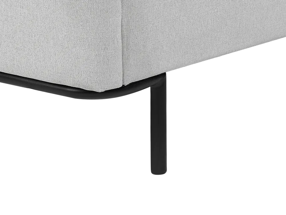 Krevet Tkanina CORIO 140 x 200 cm svijetlosivi_903182