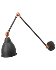 Wall Lamp MISSISSIPPI Adjustable Metal Graphite Grey_692544