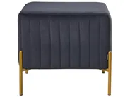 Footstool UTAH Velvet Black_1046902