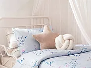 Throw Cushion MALNI 19 x 19 cm Boucle Off-White Solid_1199435