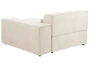 Modul Ecksofa 4-Sitzer HELLNAR Samtstoff Hellbeige linksseitig_911112