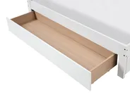 Bett mit Schubladen ohne Kopfteil GIAT Holz Weiß 160 x 200 cm_1023318