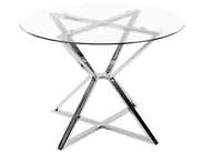 Esstisch BOSCO Silber 105 cm 105 cm Sicherheitsglas_850594