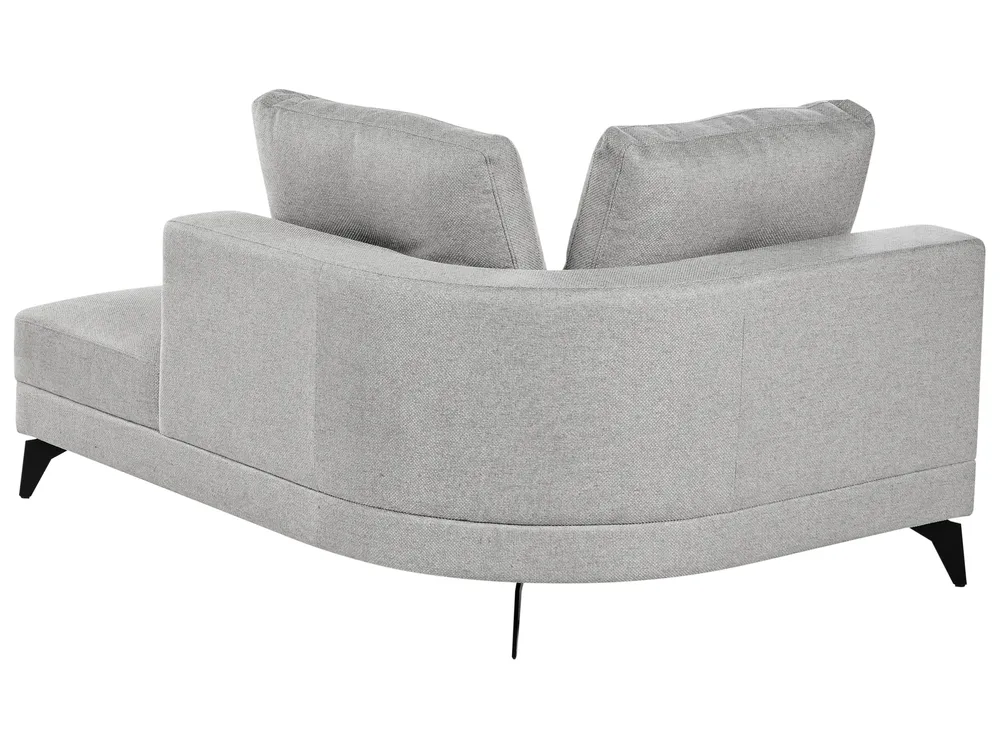 Chaiselongue YURI Kunstleinen Grau_1021599