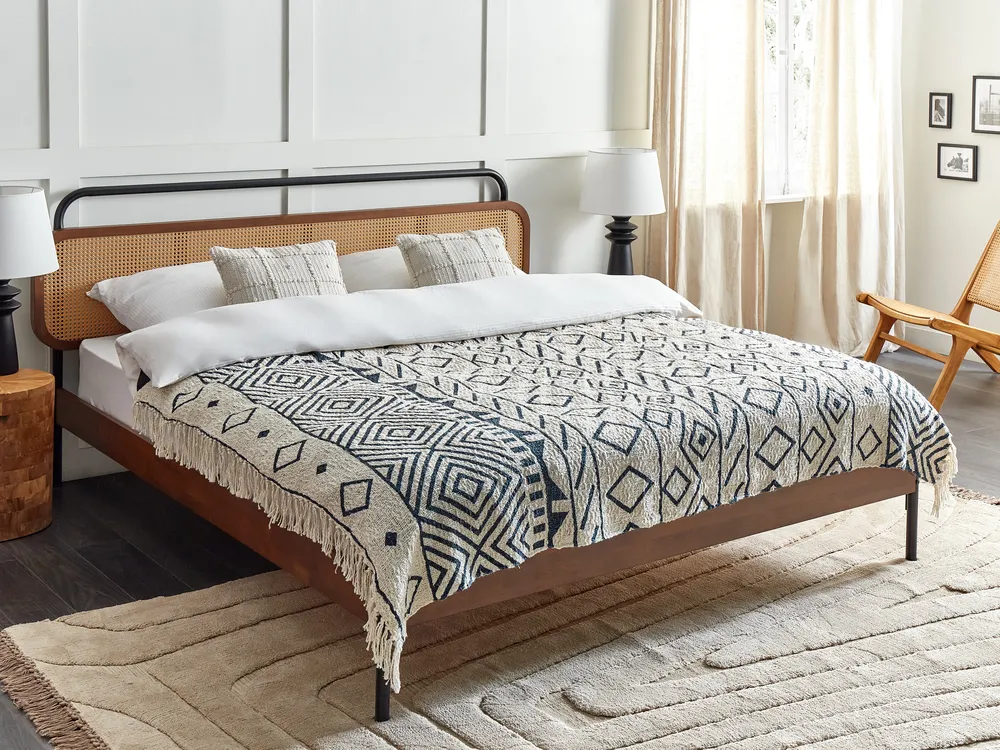 Kuscheldecke NAJUY Baumwolle 150 x 200 cm Beige