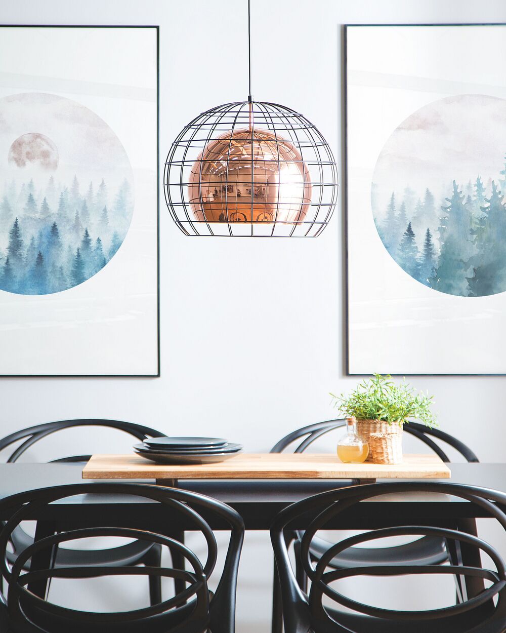 Pendant Lamp LIRI Metal Copper