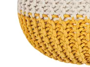 Pouf CONRAD Baumwolle Gelb_813980