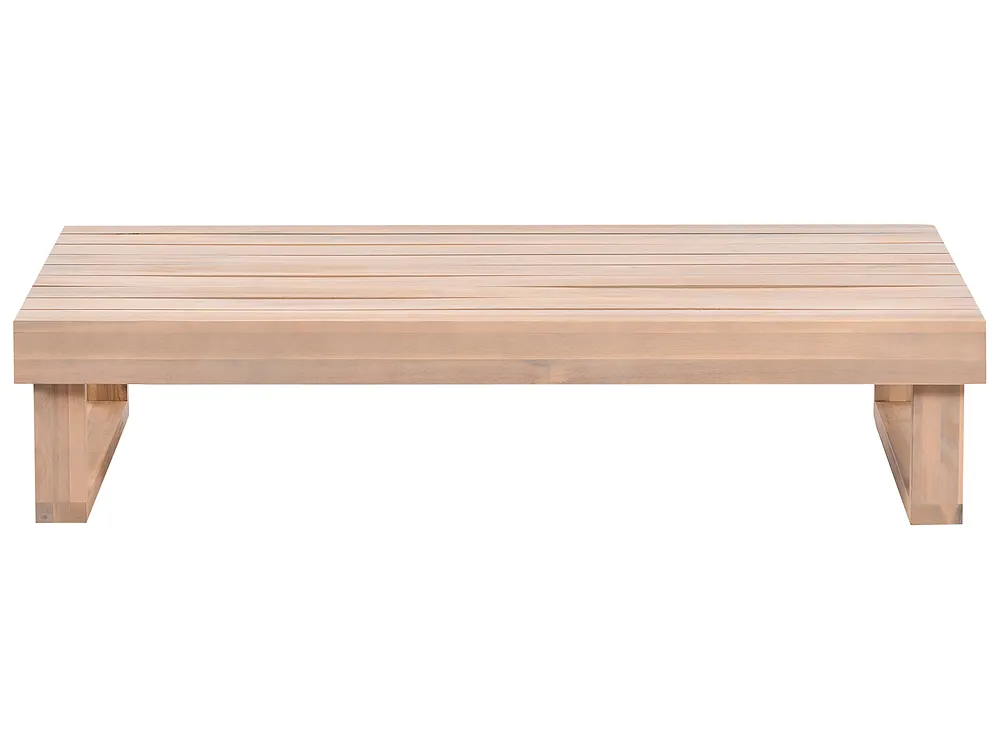 Outdoor Couchtisch MARETTIMO 60 cm 110 cm zertifiziertes Akazienholz Hellbraun_1154131