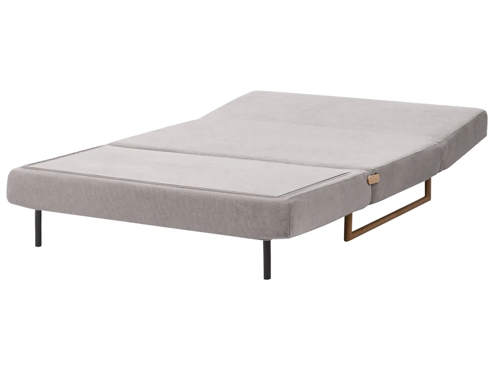 Living Room Set 6 Seater JERSLEV Fabric Grey_1016730