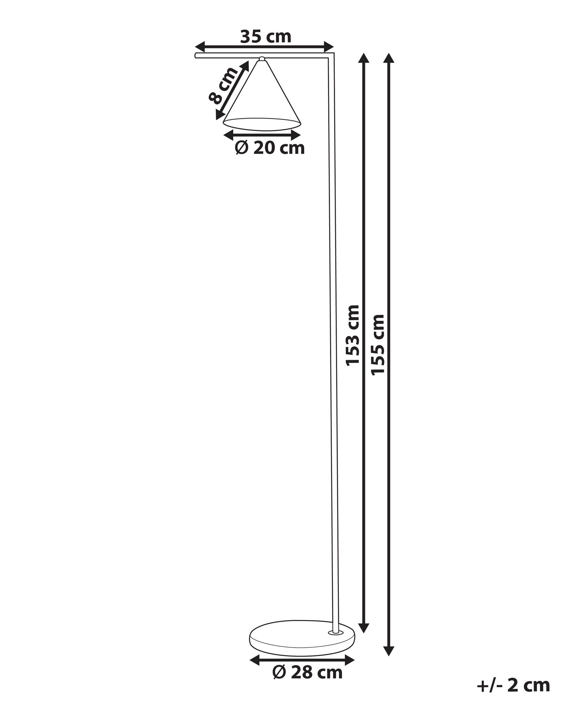 Stehlampe MOCAL Metall Gold_867041
