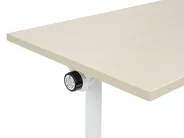 Zusammenklappbarer Schreibtisch CAVI 120 cm 60 cm mit Rädern Hellbraun_922123