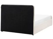 Bett mit Stauraum LUNAN Bouclé Weiß 120 x 200 cm_1048279