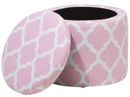 Storage Pouffe TUNICA Cotton Pink_685037