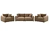 Sofa Set 5-Sitzer JUBEK Samtstoff Braun