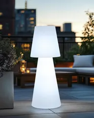 LED-Stehlampe für den Außenbereich SABANAS mit Fernbedienung Weiß_959855