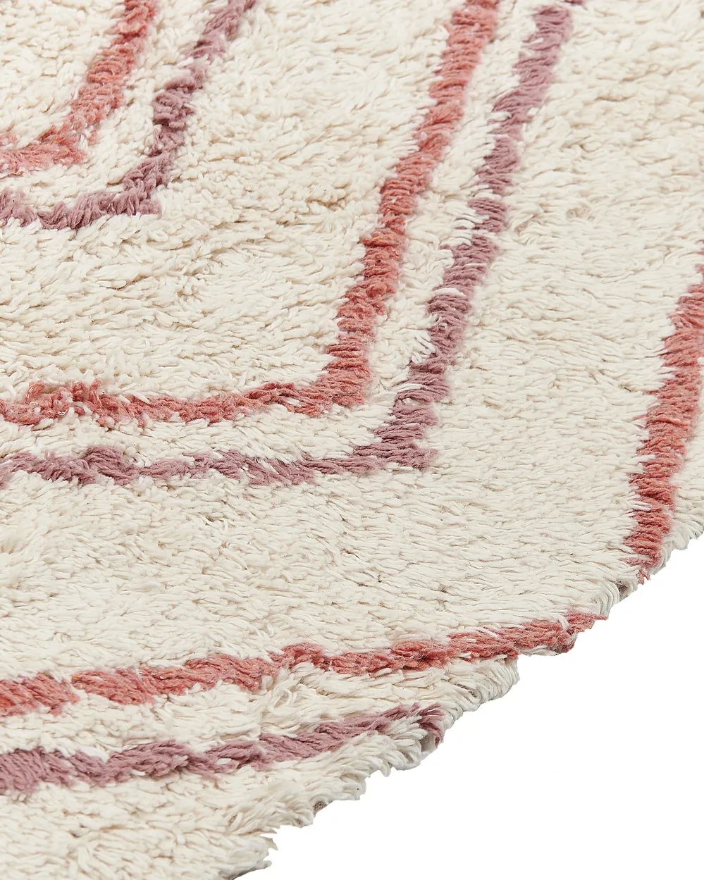 Rug KASTAMONU Beige 140 x 200 cm Cotton_840520