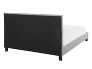 Bett mit Lattenrost Stoff POITIERS 140 x 200 cm Hellgrau_793424