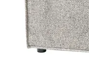 Bett mit Stauraum MOISSAC Strickvelours Schwarz / Weiß 180 x 200 cm_989424