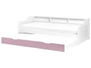 Sklopivi krevet Borovo drvo EDERN 90 x 200 cm Ružičasta_980355