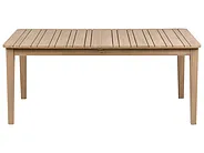 Extending Garden Dining Table TOSCANELLA 180/280 cm 100 cm Certified Acacia Wood Light Brown_1161835