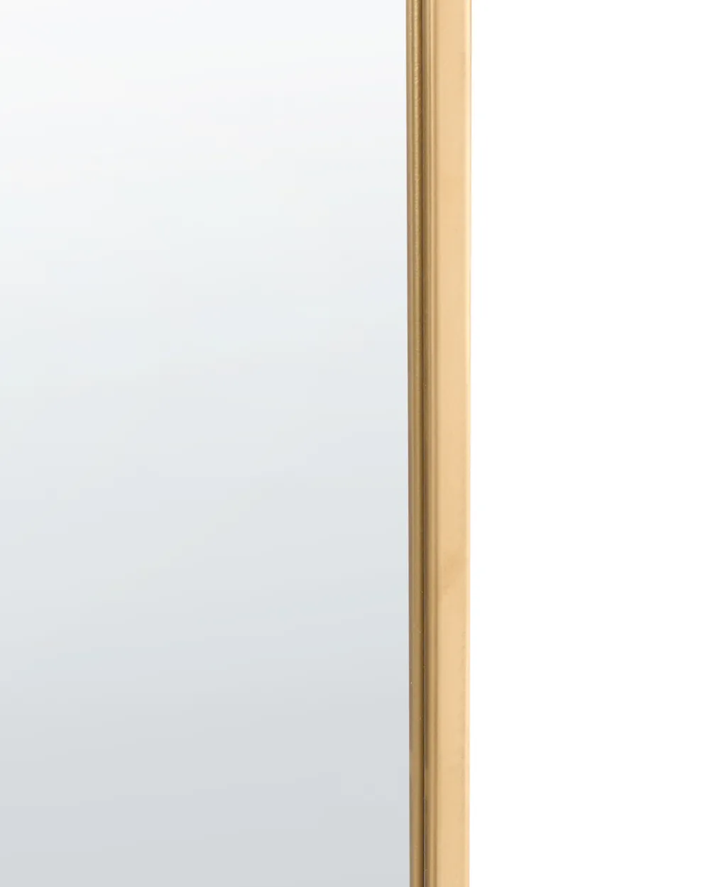 Wall Mirror AZEVILLE 46 cm 122 cm Metal Gold - Beliani.dk