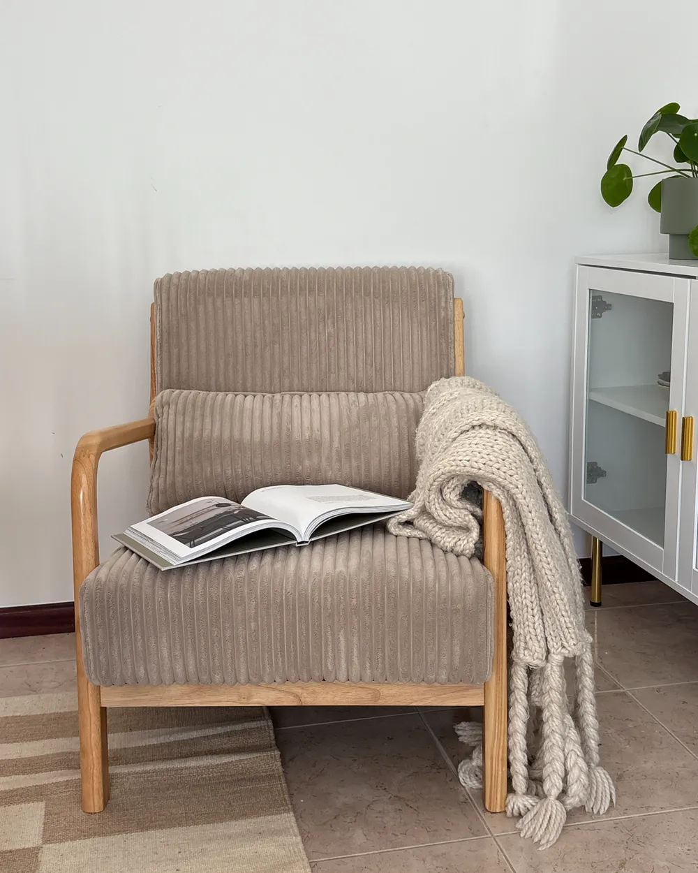 Sessel SORSELE Cord Beige_1047948
