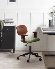 Desk Chair GUNNISON Fabric Green_962779