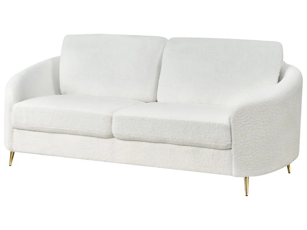 Sofa 3 Seater TROSA Boucle White_911060