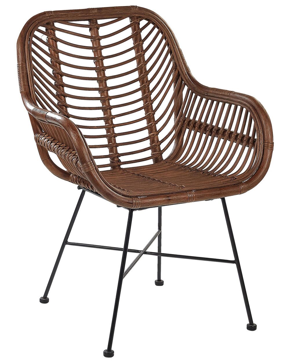 Dining Chair CANORA Rattan Brown