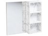 Bad-Spiegelschrank JOINVILLE 60 cm 54 cm Weißer Marmor