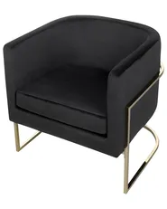 Armchair SIRKKA Velvet Black_900735