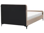 Bed Boucle LUNAN 120 x 200 cm (EU Small Double) Beige_1025647