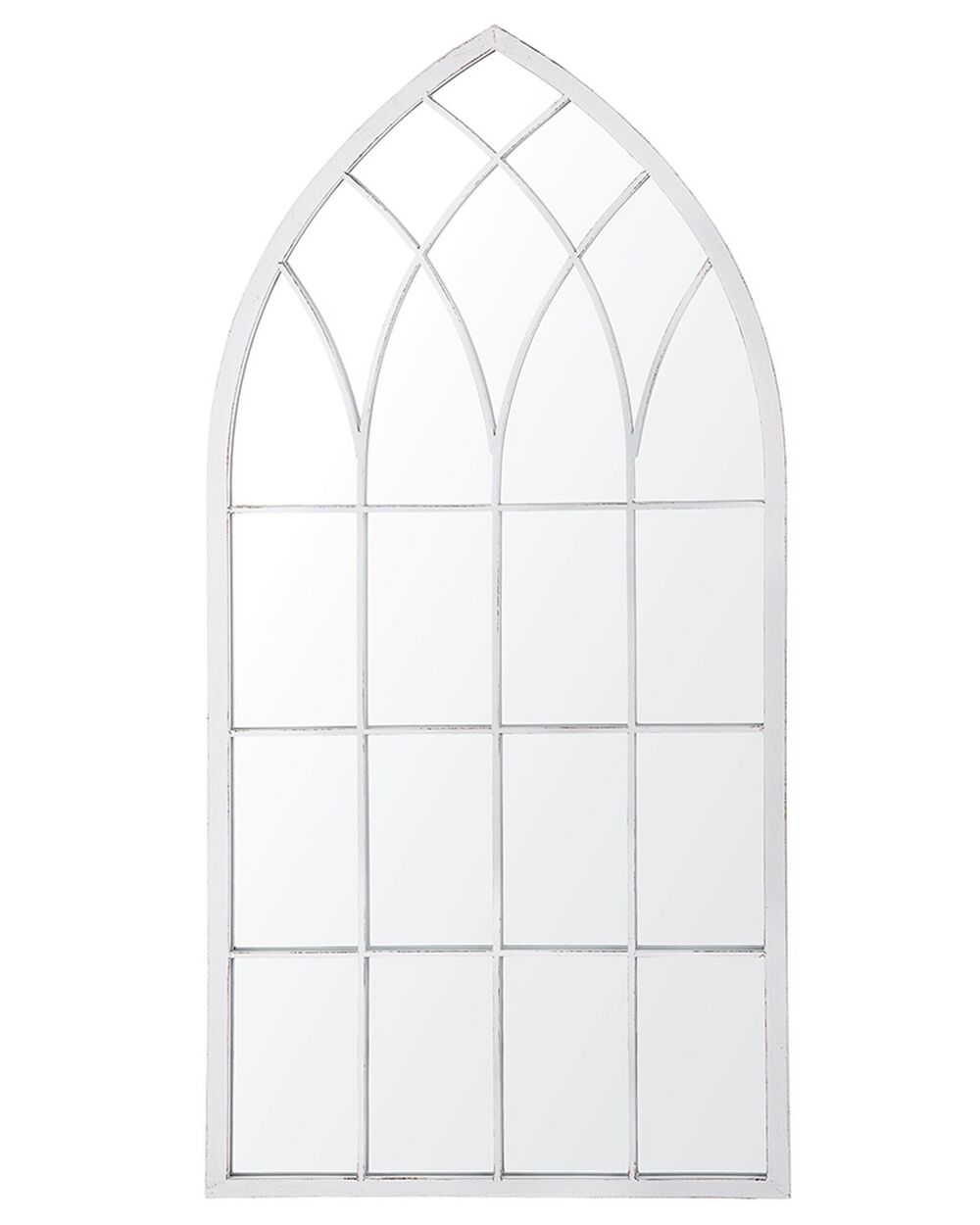 Wall Mirror CASSEL 50 cm 115 cm Metal Light Grey