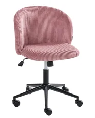 Bürostuhl MILES Cord Rosa_1042898