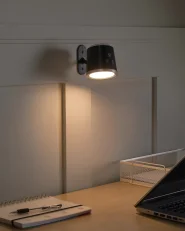 Kabellose LED Tischlampe LIBRA mit Dimmer Schwarz_1018883