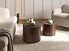 Couchtisch 2er Set MANTI Dunkelbraun