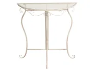 Bistro Set Folding FOLELLI Metal Light Beige_1002012