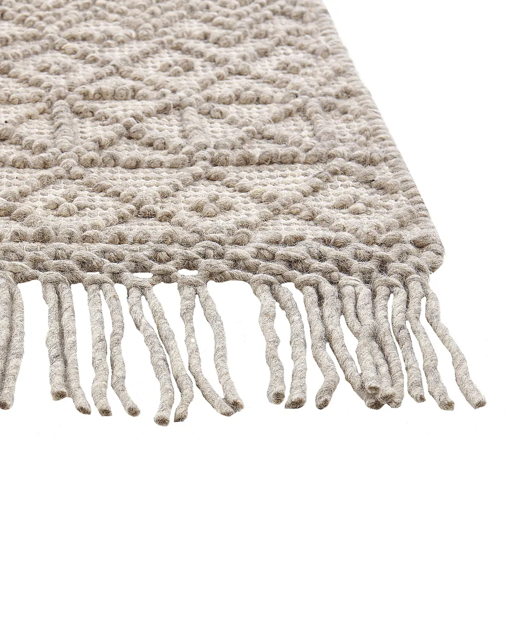 Teppich ALUCRA Beige 160 x 230 cm Wolle_856245