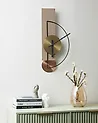 Wall Clock CEVINS Metal Beige