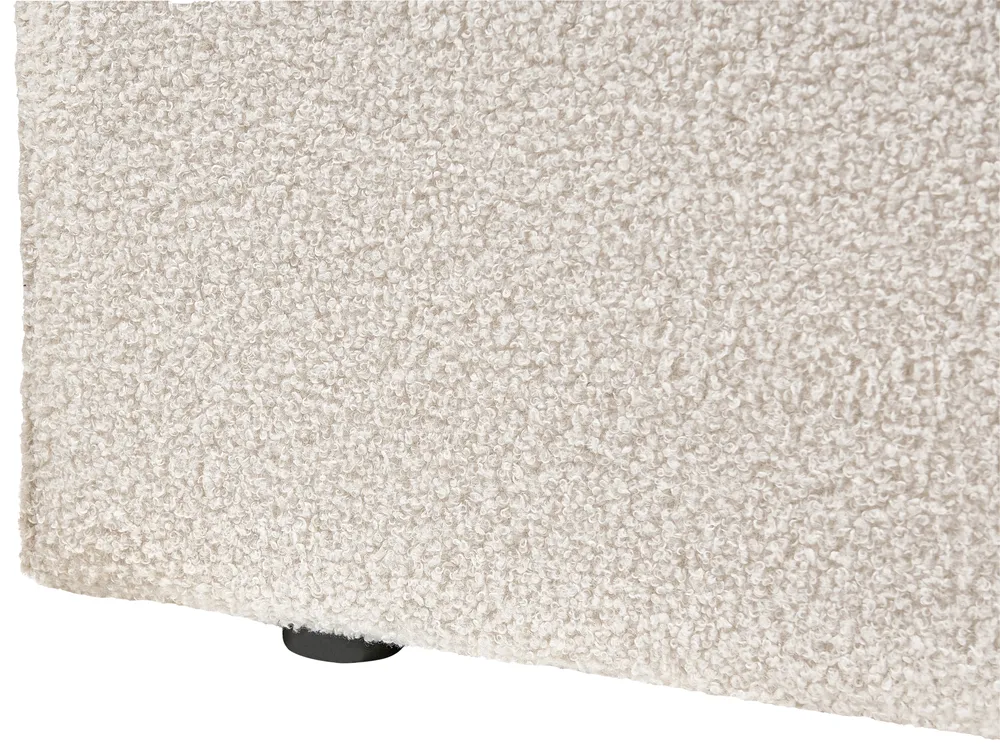 Ottoman Bed BRENON Boucle Off-White 160 x 200 cm (EU King Size)_979262