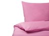 Bettwäsche-Set HARMONRIDGE 135 x 200 cm Baumwollsatin Rosa