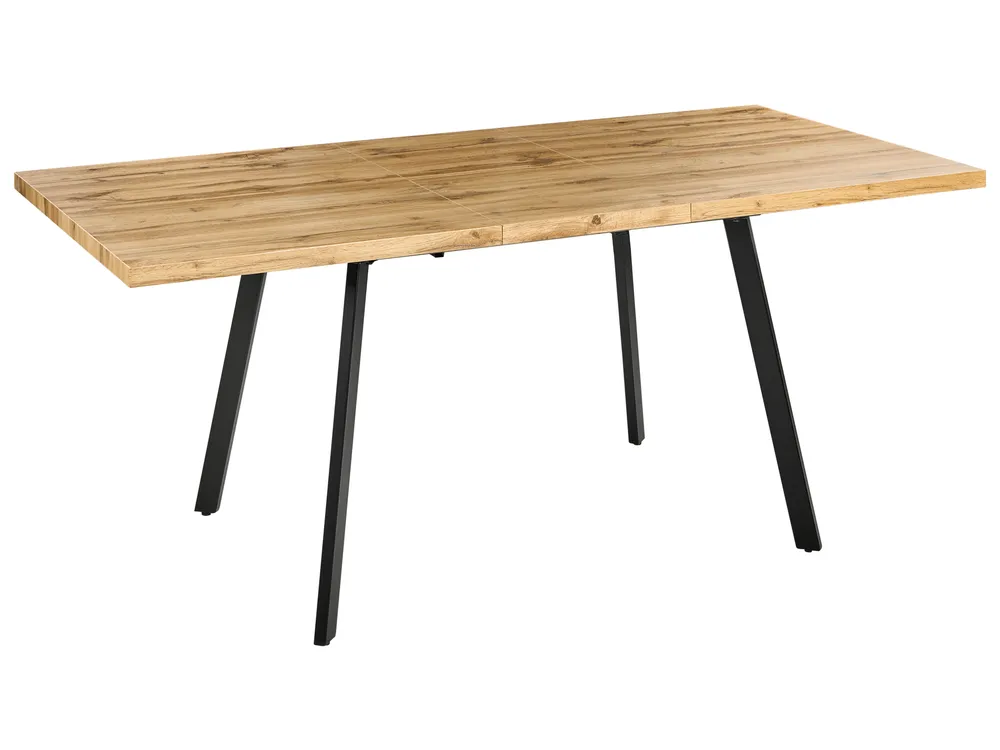 Ausziehbarer Esstisch HARLOW Braun 140/180 cm 90 cm