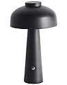 Kabellose LED Tischlampe AGUSAN mit Dimmer Metall Schwarz