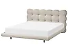 Bett mit Lattenrost Stoff SOULISSE 160 x 200 cm Beige