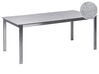 Gartentisch COSOLETO 180 cm 90 cm Glas Grau