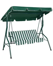 Hollywoodschaukel CHAPLIN Metall Grün_1078479