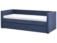Ausziehbett Cord MIMIZAN 90 x 200 cm Marineblau_1118355