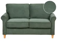 Sofa 2 Seater RONNEBY Corduroy Dark Green_901412